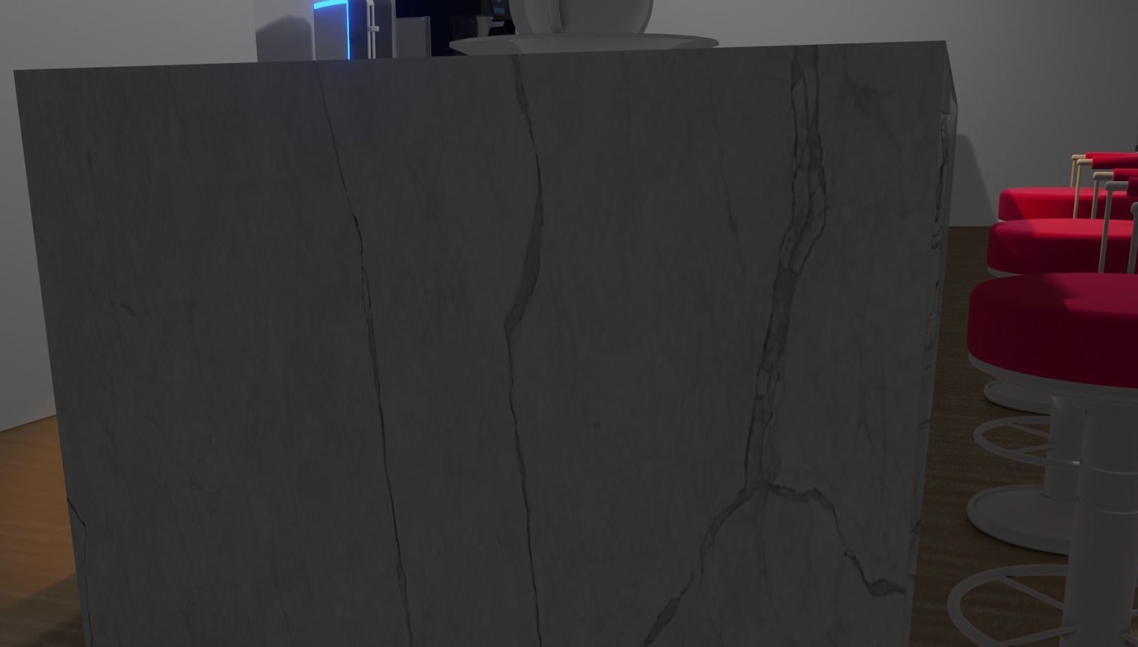 Modern Kitchen Design 3D model_4