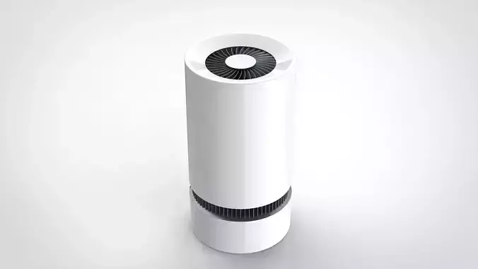 Air cleaner 3d rendering
