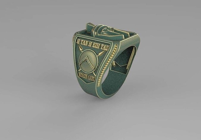 Leonidas of Spartan Ring  3D print model