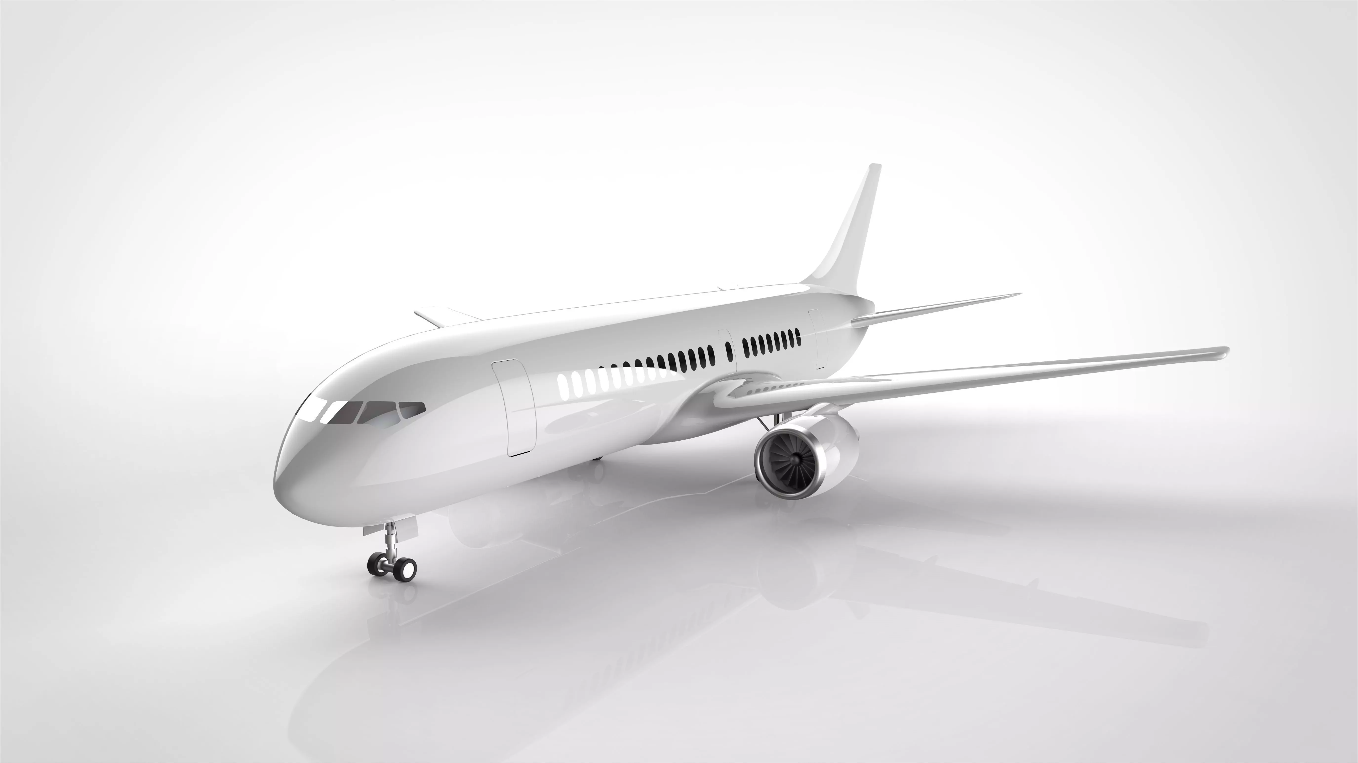 airplane 3d rendering 3D model_0