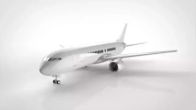 airplane 3d rendering 3D model