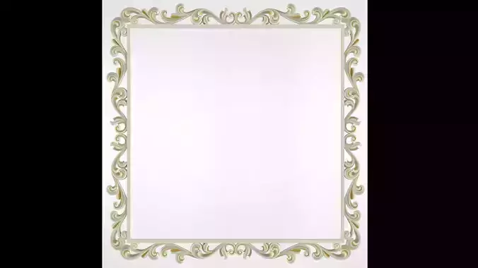  3D model of the Frame for a mirror or Picture 3D print model