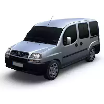 Fiat Doblo Low-poly 3D model