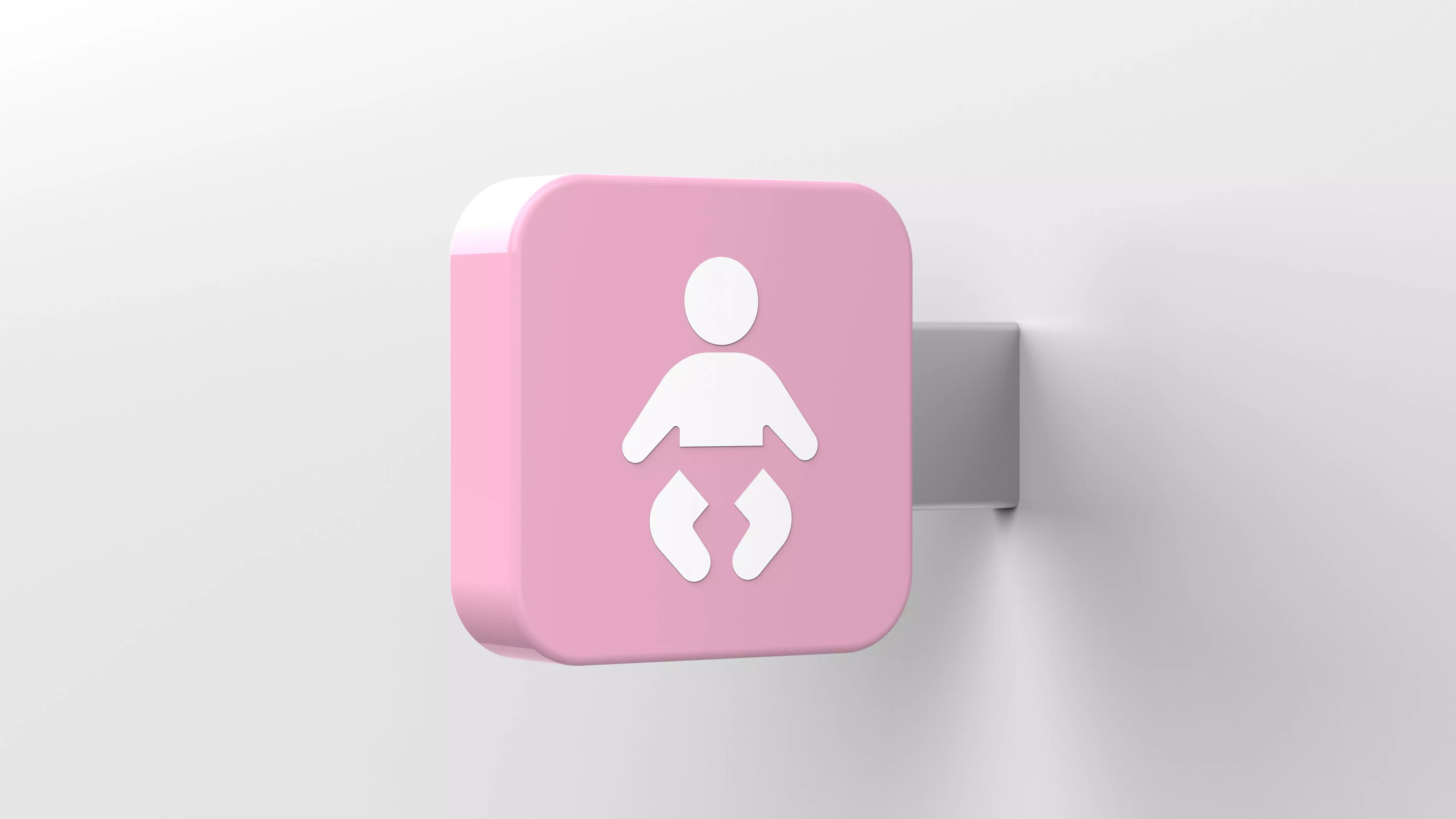 baby sign 3D model_0