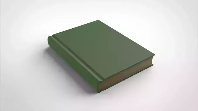 hard cover book 3D model
