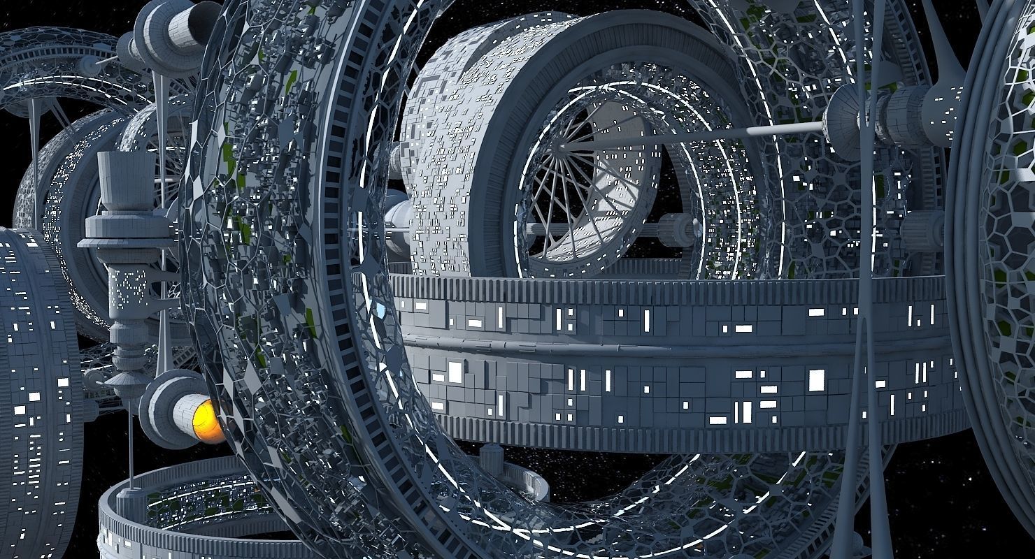 Space Colony 3D model_10