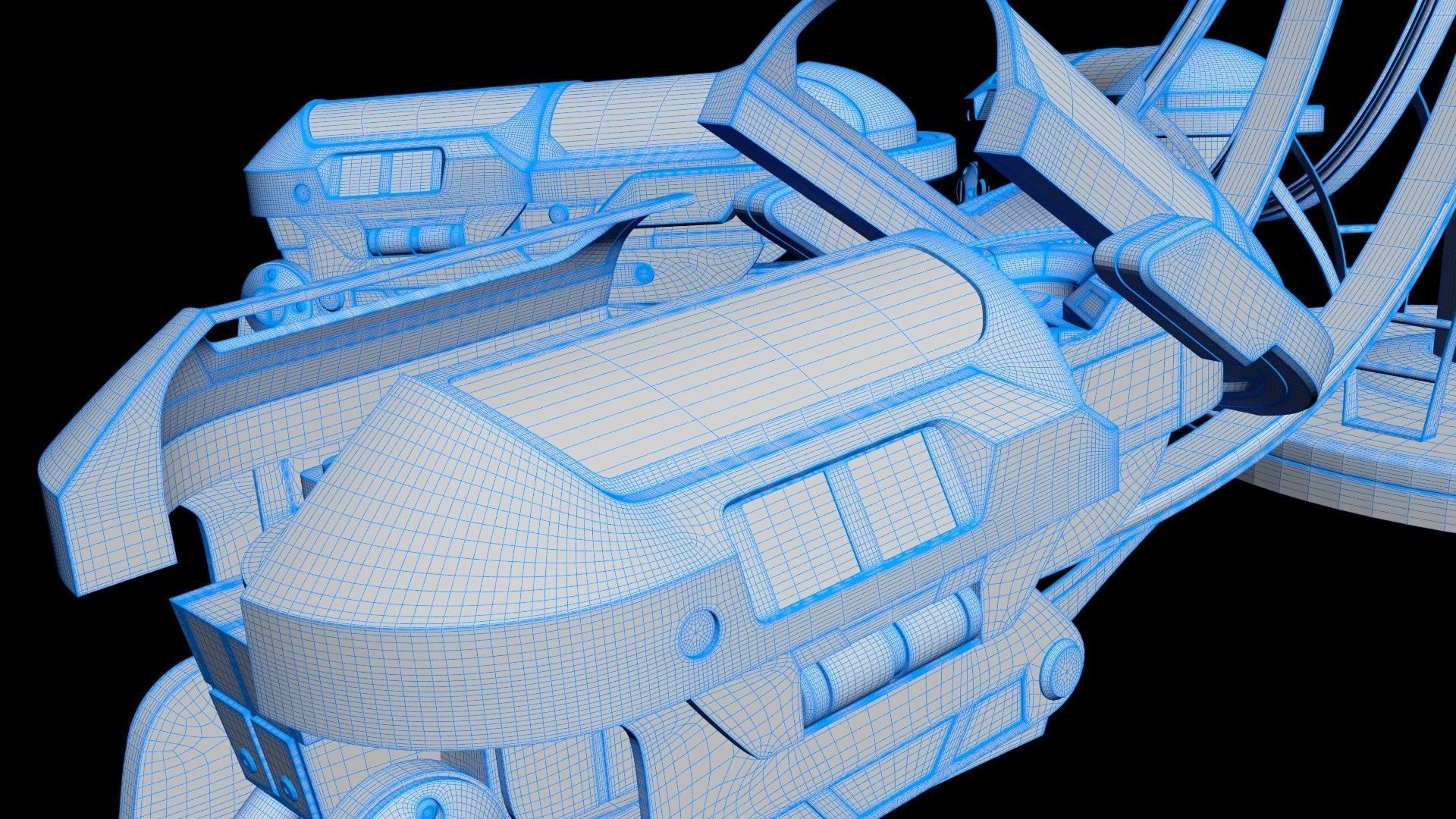 Sci Fi Cryogenic Pod - Cryopod -  3D model_21