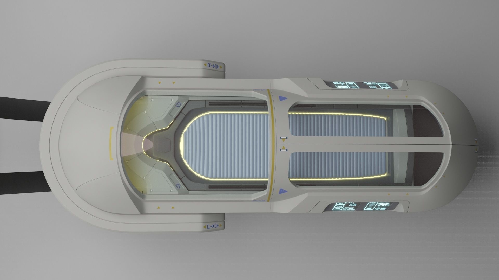 Sci Fi Cryogenic Pod - Cryopod -  3D model_6