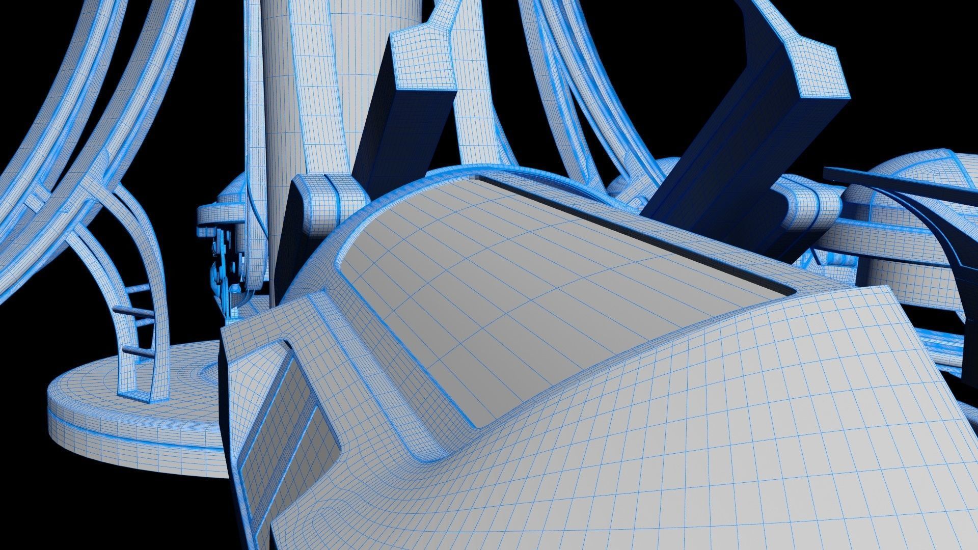 Sci Fi Cryogenic Pod - Cryopod -  3D model_24