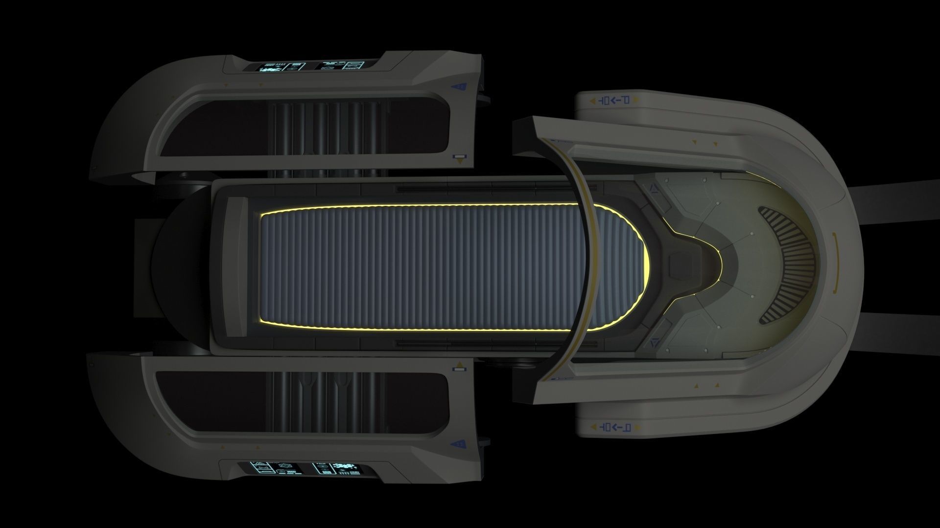 Sci Fi Cryogenic Pod - Cryopod -  3D model_13
