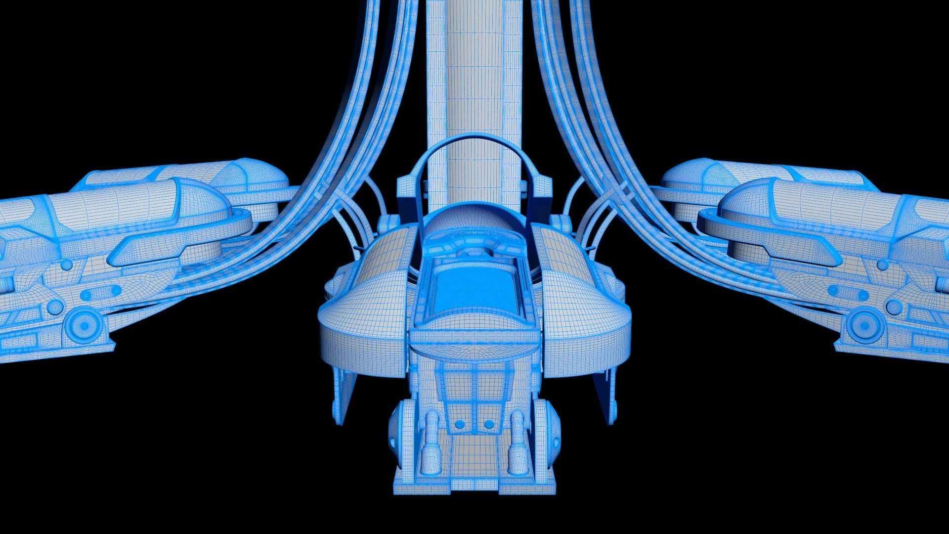 Sci Fi Cryogenic Pod - Cryopod -  3D model_19