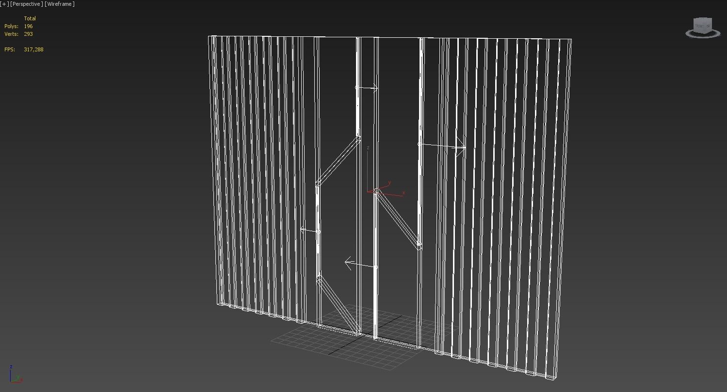 Wall Panel 20 3D model_4