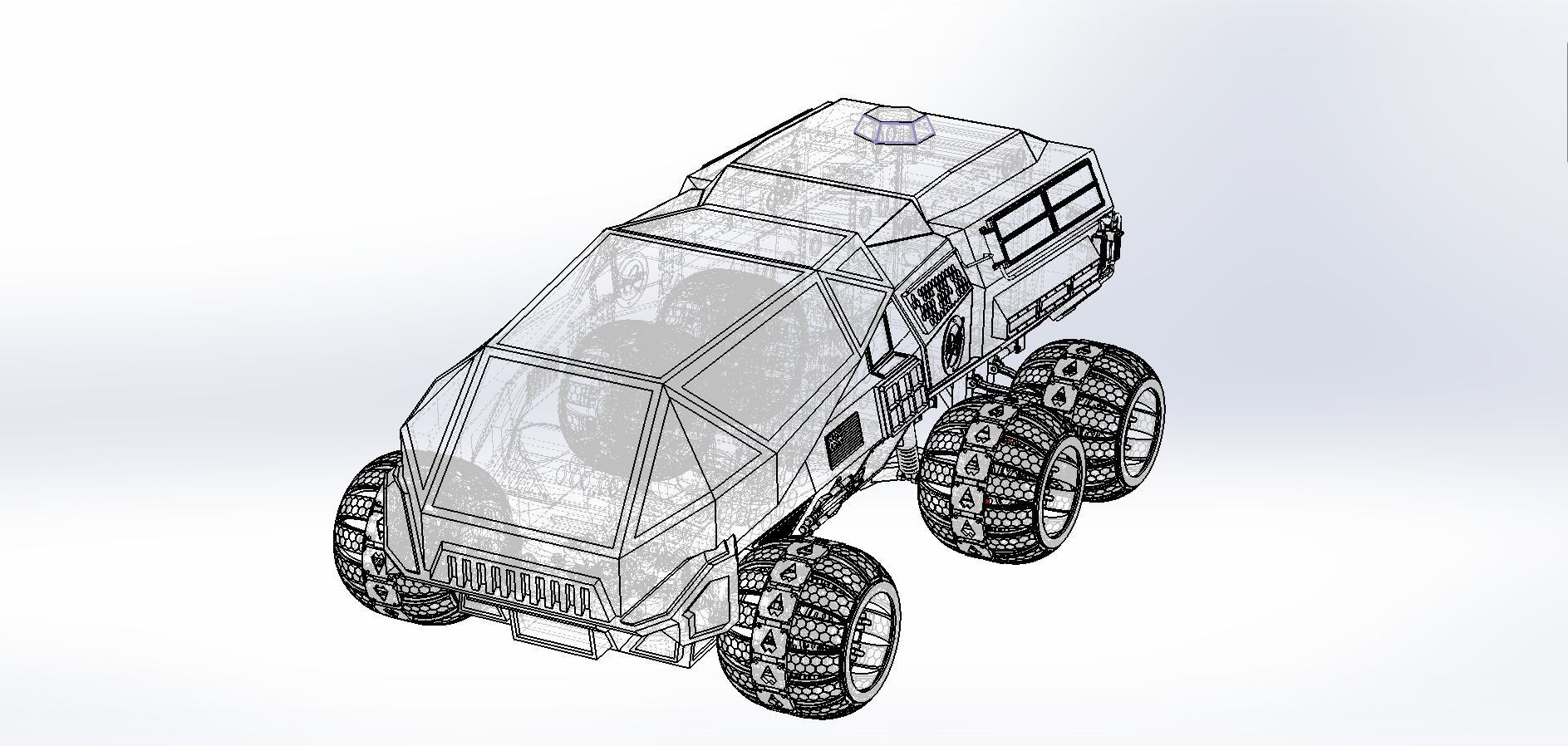 NASA Mars Rover Concept Remake Version 3D model_2