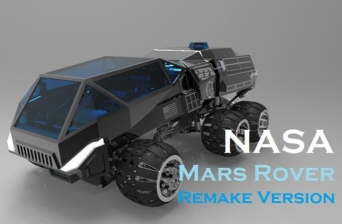 NASA Mars Rover Concept Remake Version 3D model