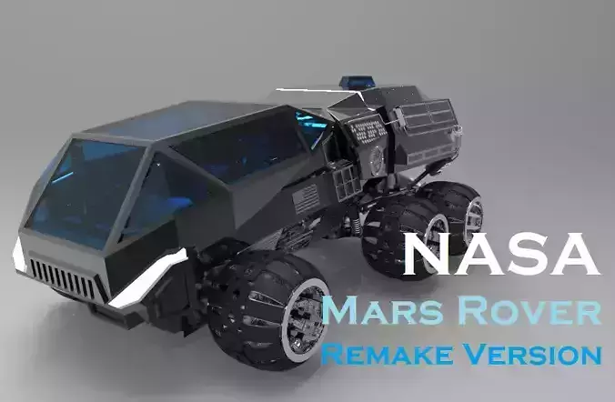 NASA Mars Rover Concept Remake Version 3D model