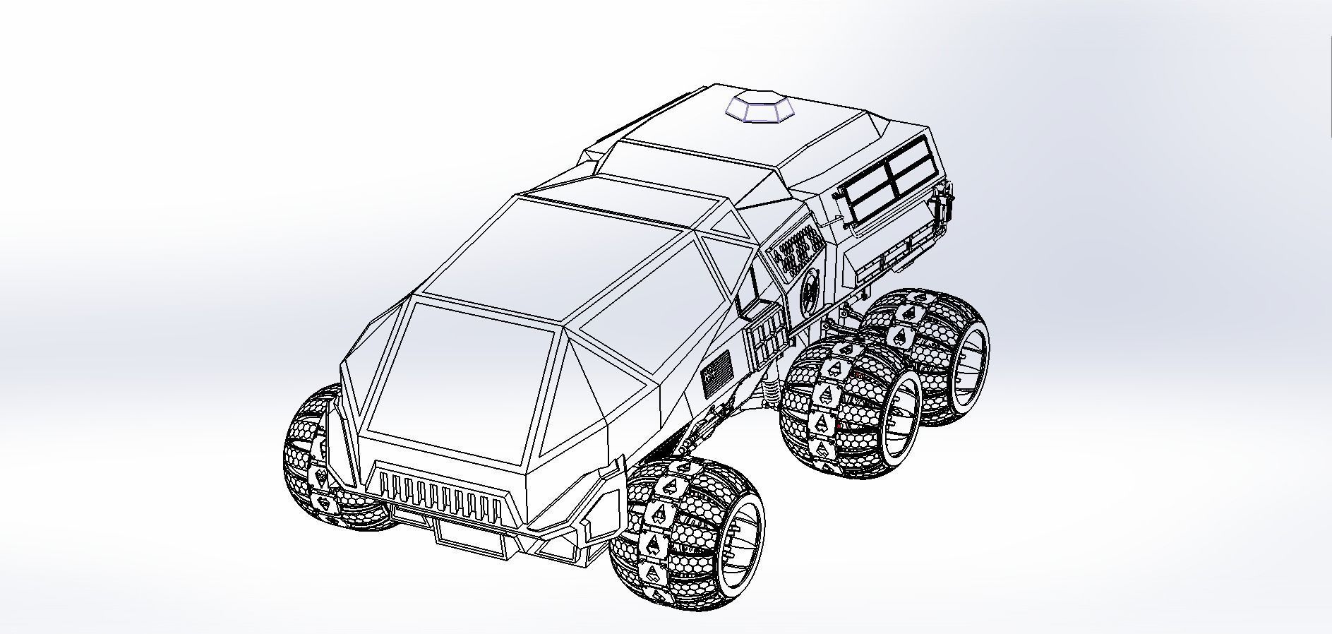 NASA Mars Rover Concept Remake Version 3D model_1