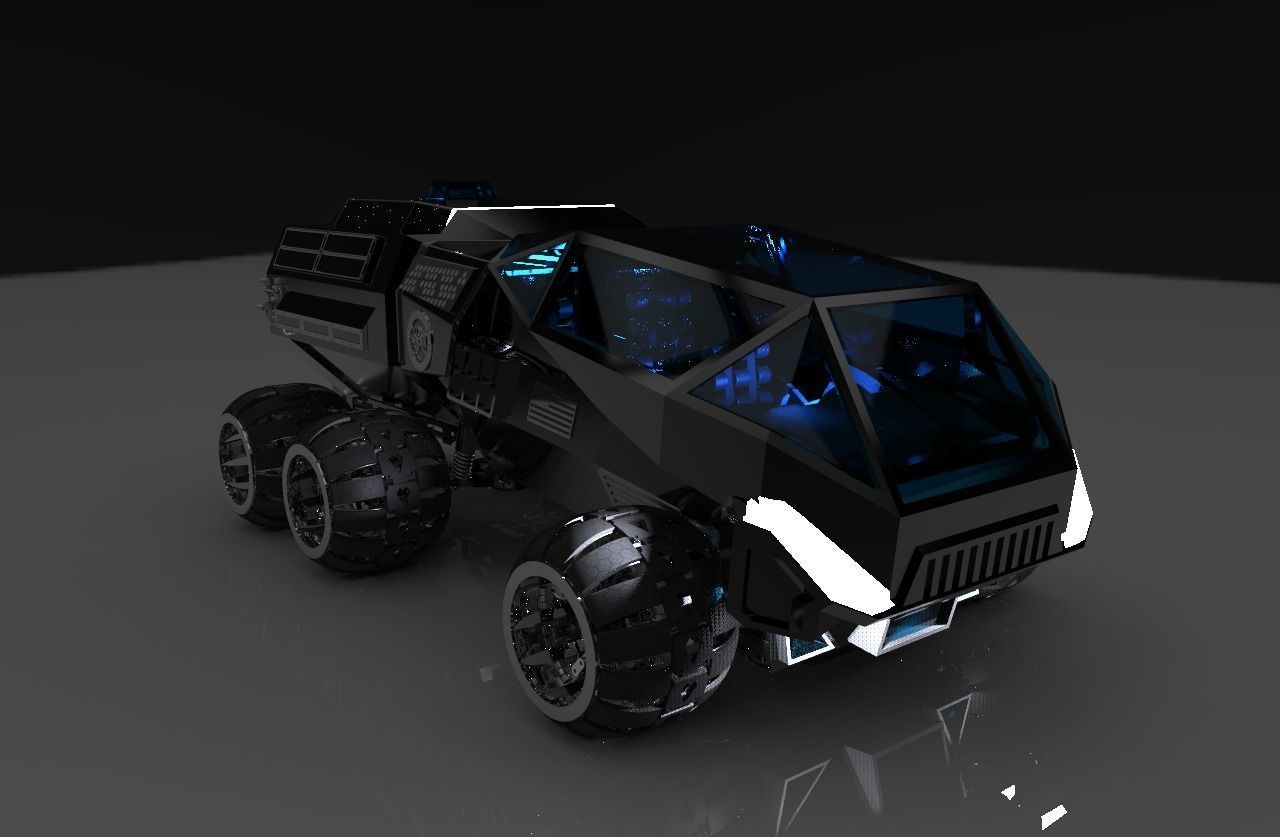 NASA Mars Rover Concept Remake Version 3D model_7