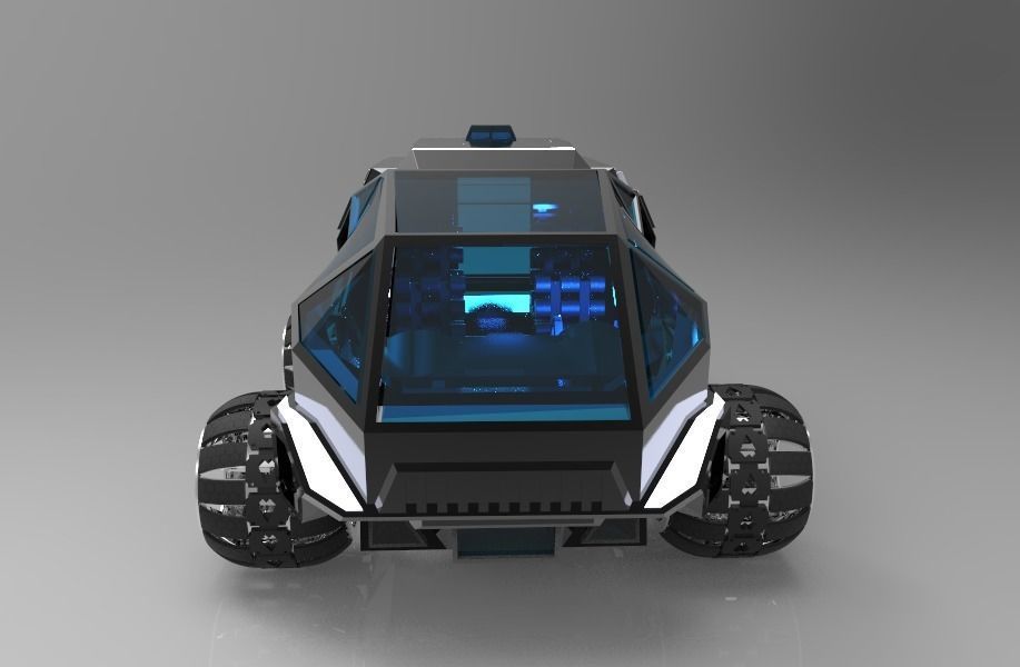 NASA Mars Rover Concept Remake Version 3D model_10