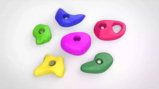 Climbing hold 3D model