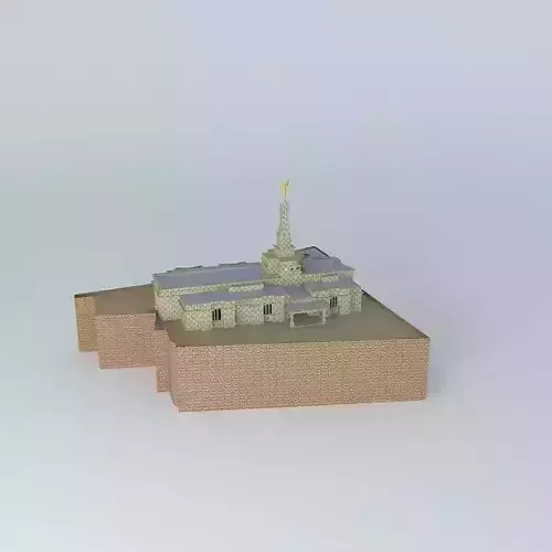 LDS Temple Fukuoka, Japan, Templo Mormon. (Before).