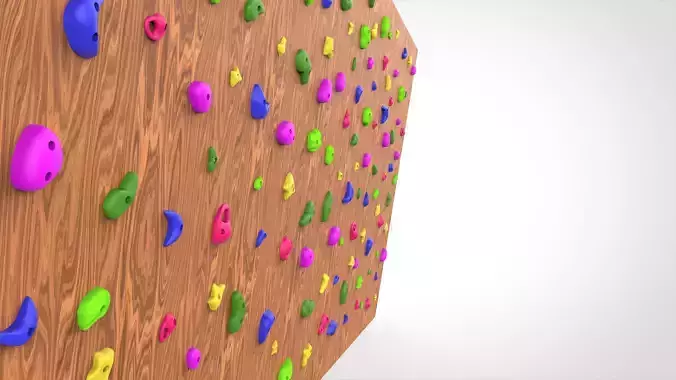 Bouldering wall  3D model