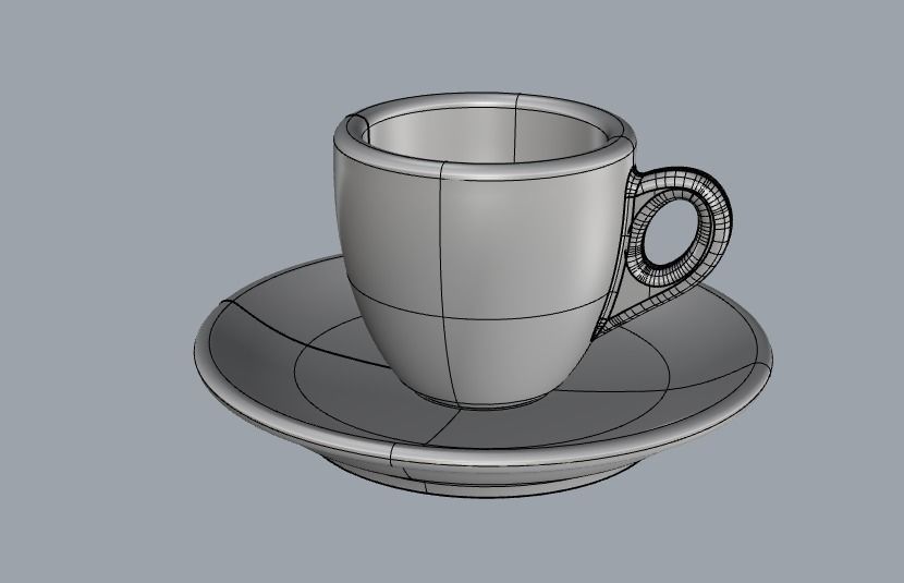 espresso cup 3D model_1