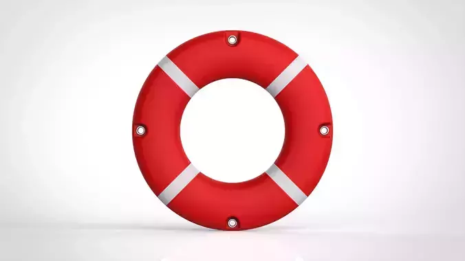 life belt 3d rendering 3D model