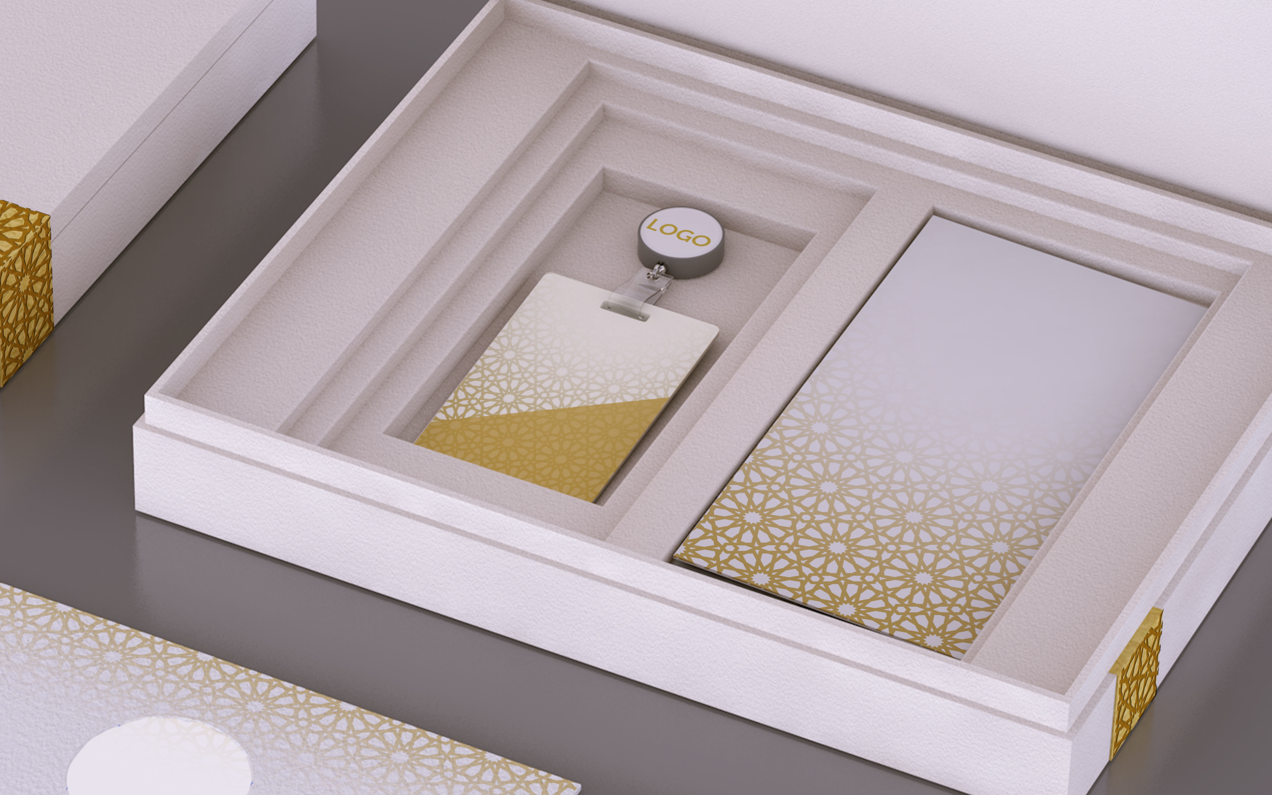 VIP Invitation Box Low-poly 3D model_1