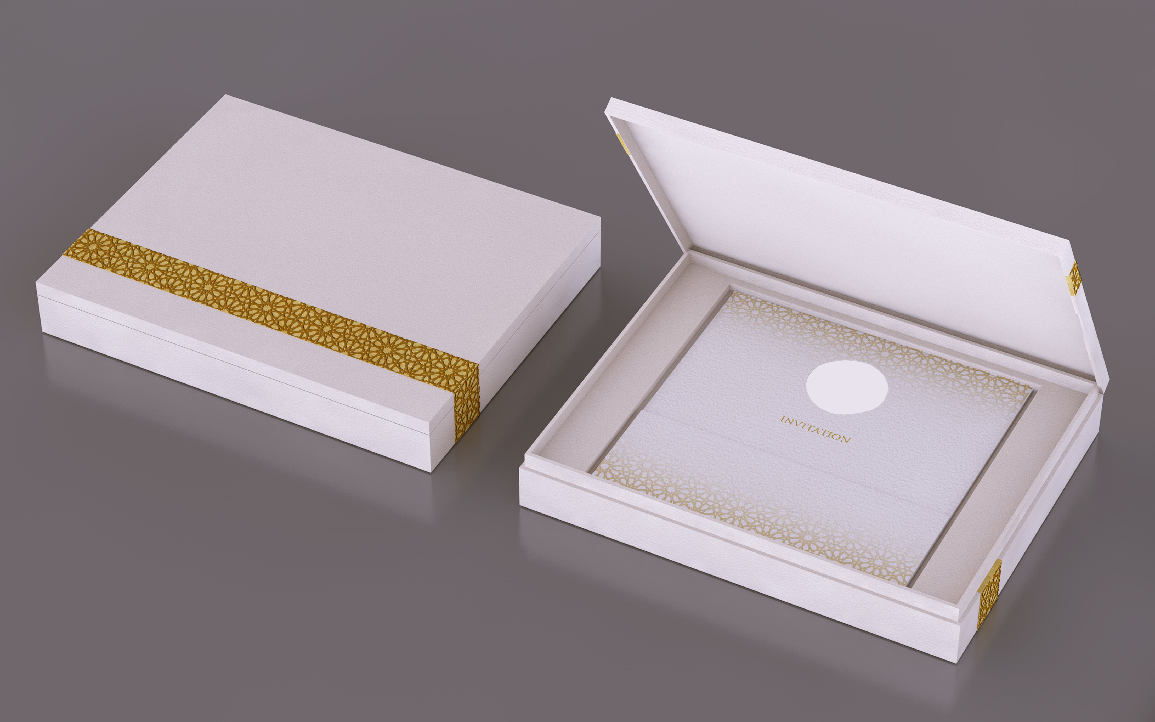 VIP Invitation Box Low-poly 3D model_4