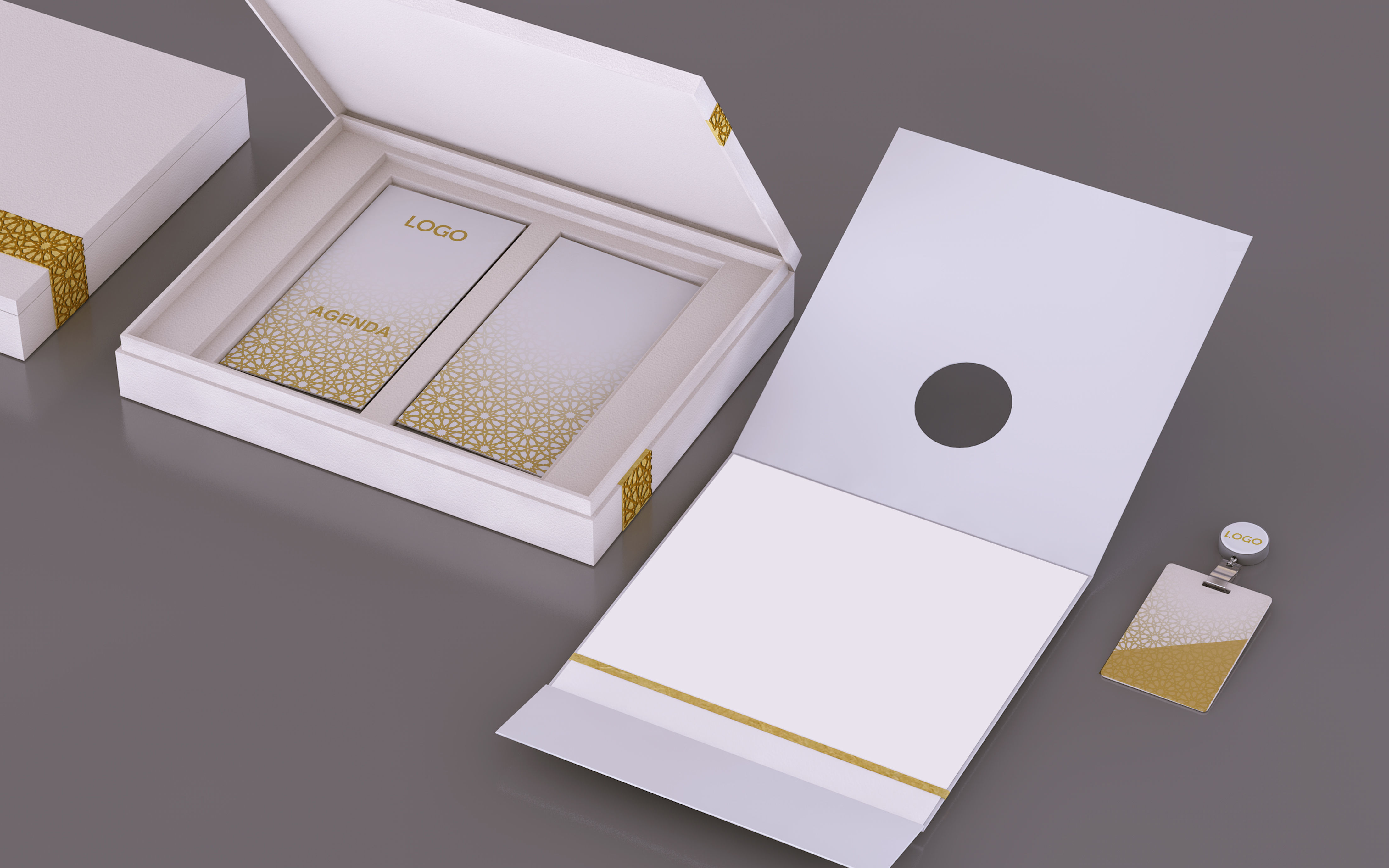 VIP Invitation Box Low-poly 3D model_2