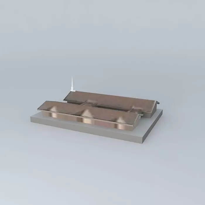 Reunion LDS.Centro Mormon Chapel Veracruz, Mexico. Free 3D model