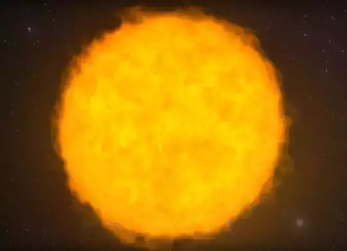Sun procedural animated shader works in Maya Arnold Low-poly 3D model