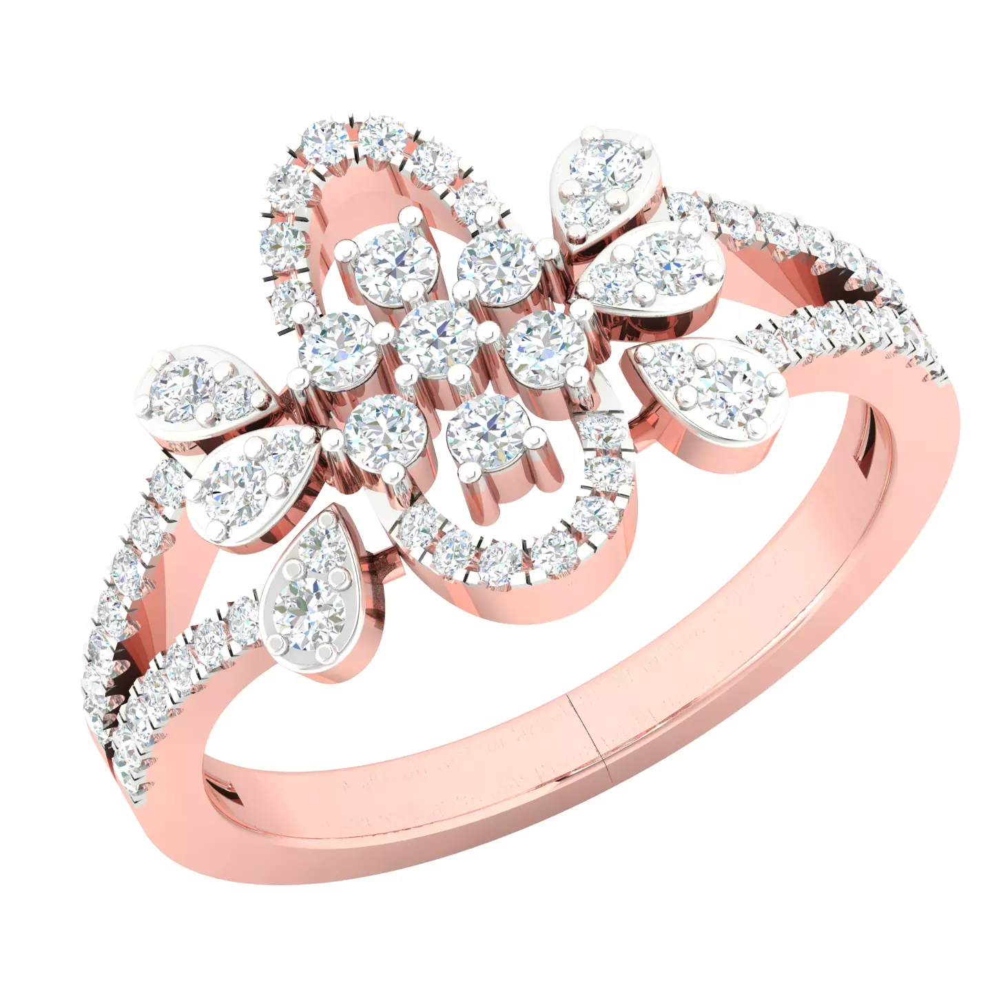 Women ring 3dm stl render detail 3D print model 3D print model_0