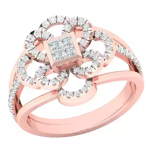 Women ring 3dm stl render detail 3D print model