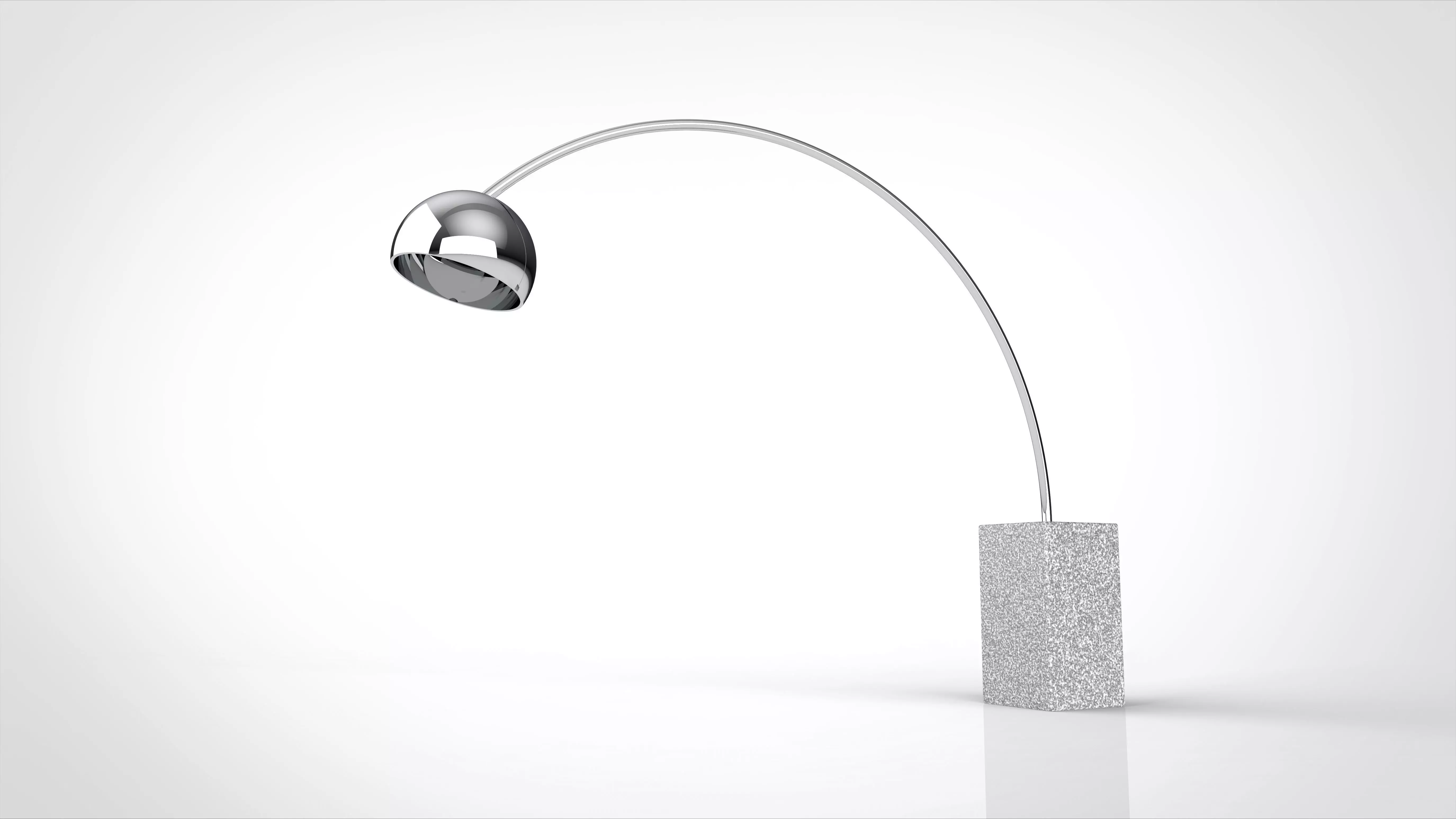 Floor lamp 3D model_0