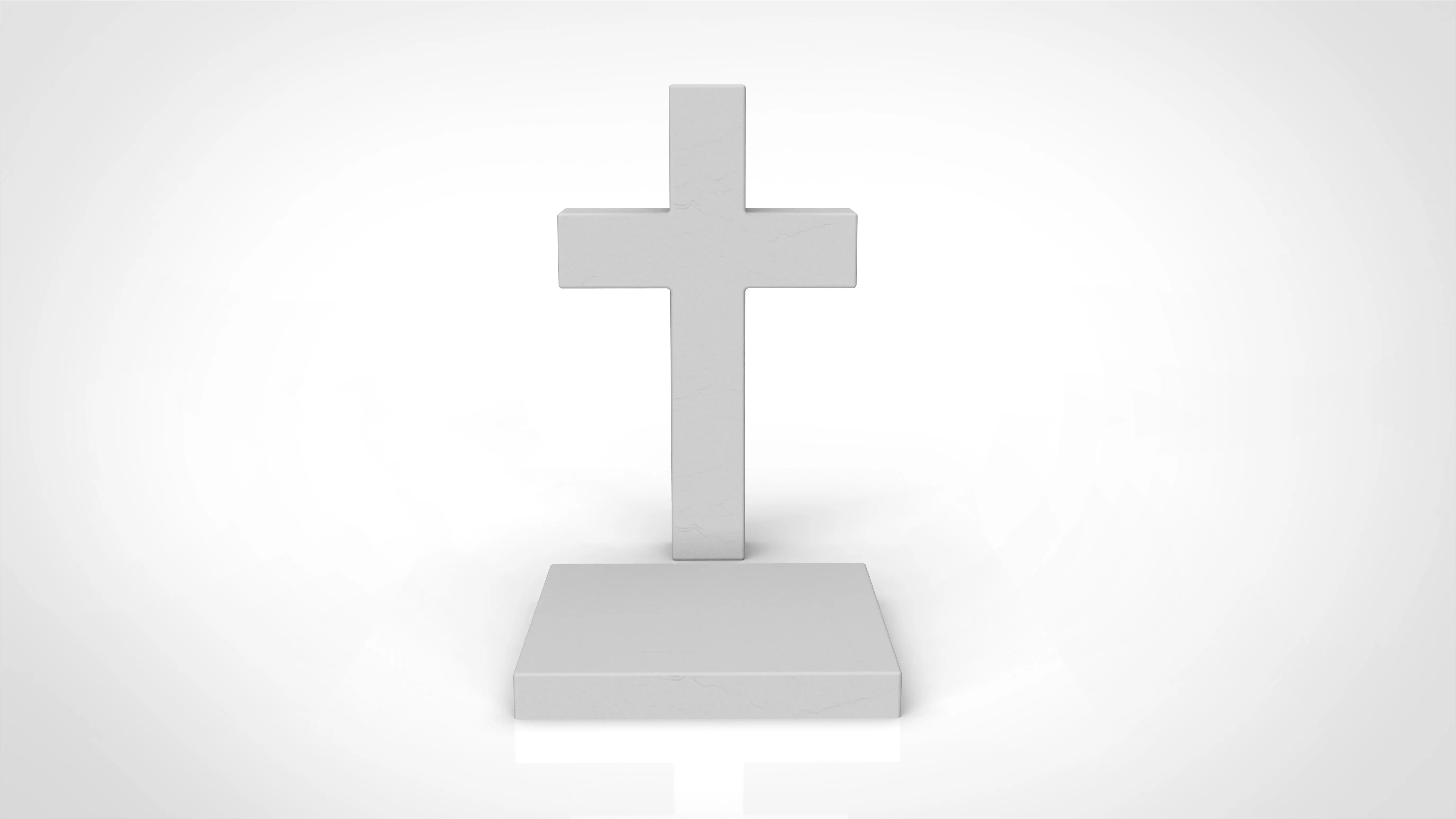Grave cross 3D model