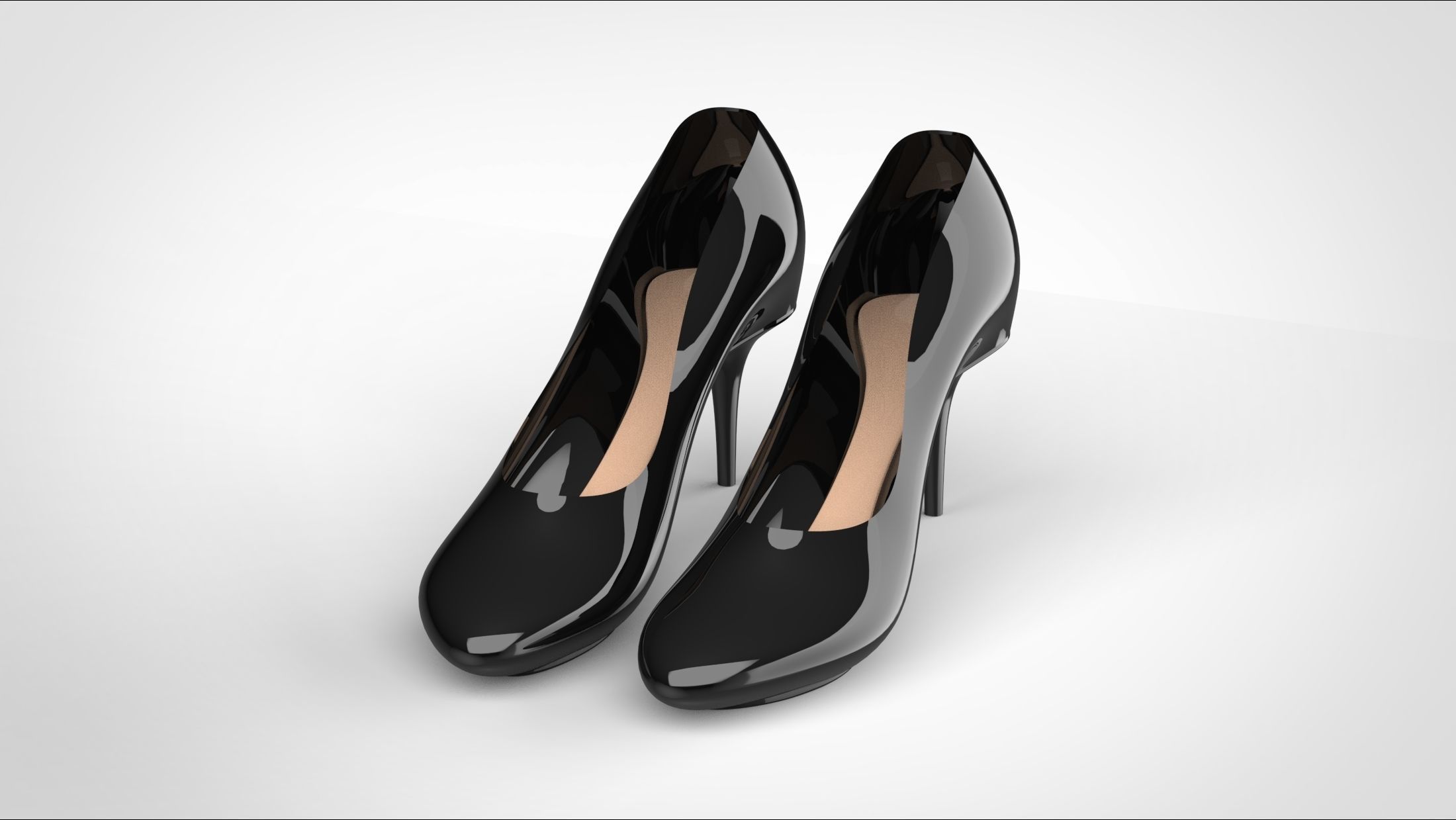 High heels 3D model_7