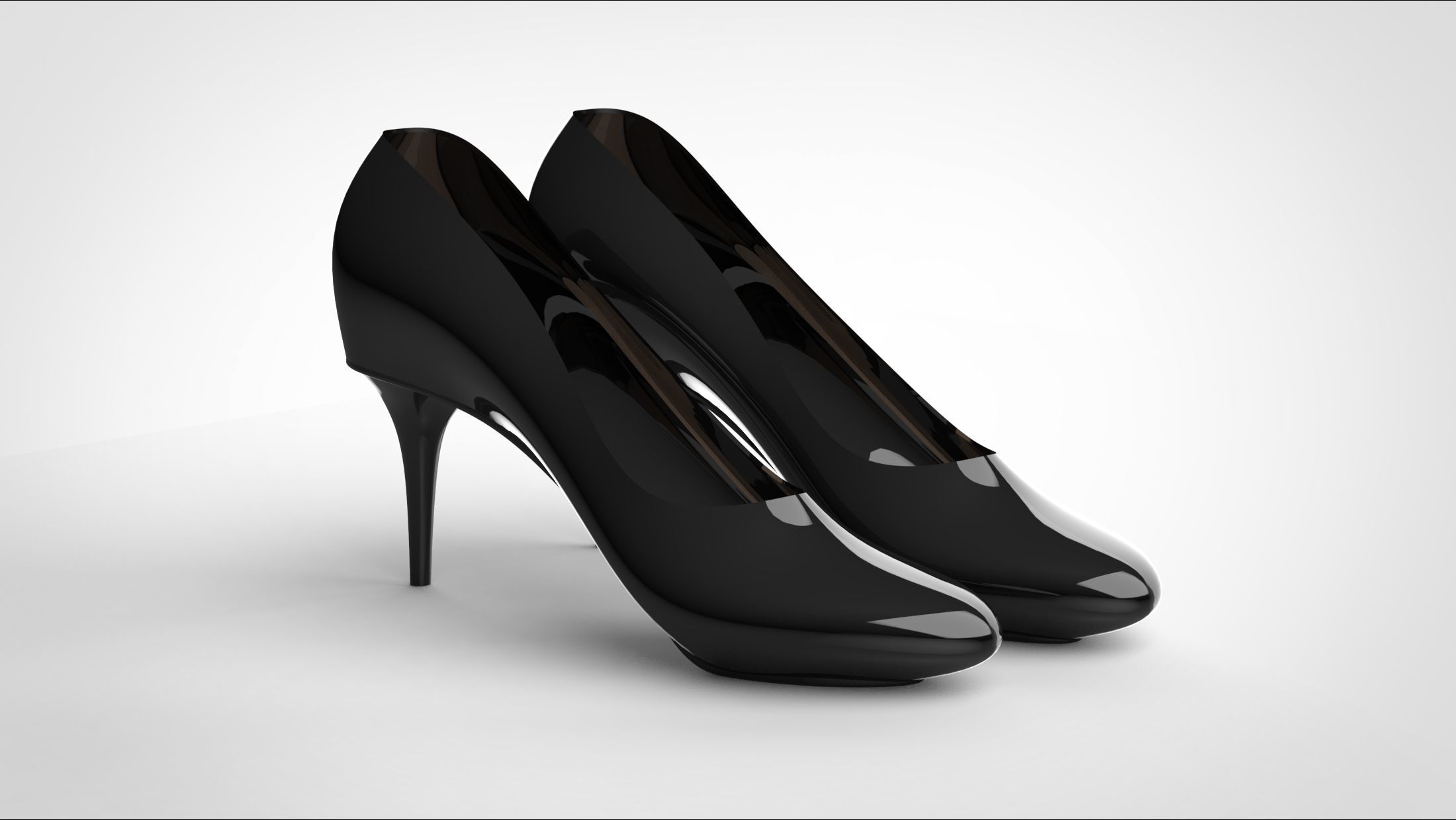 High heels 3D model_2