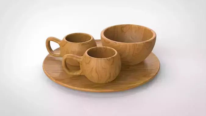 Mugs and bowl