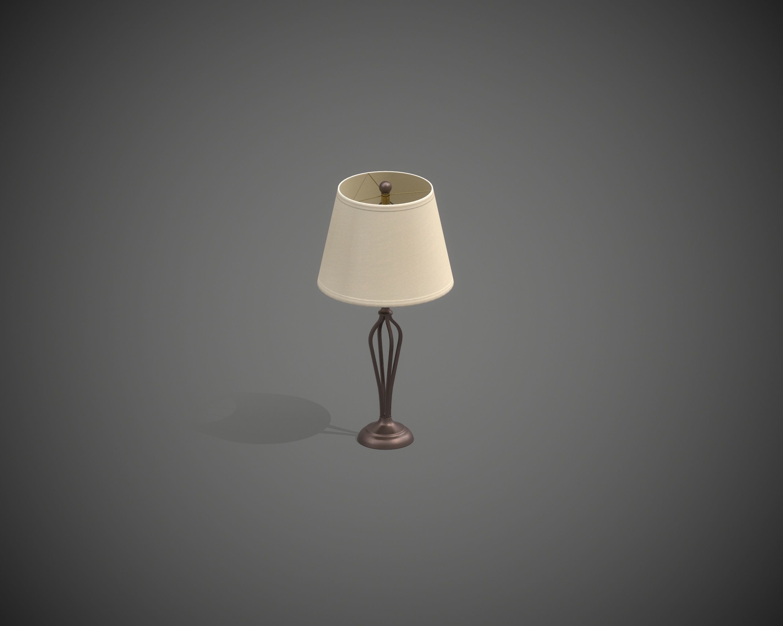 Table Lamp - PBR - USD Low-poly 3D model_8