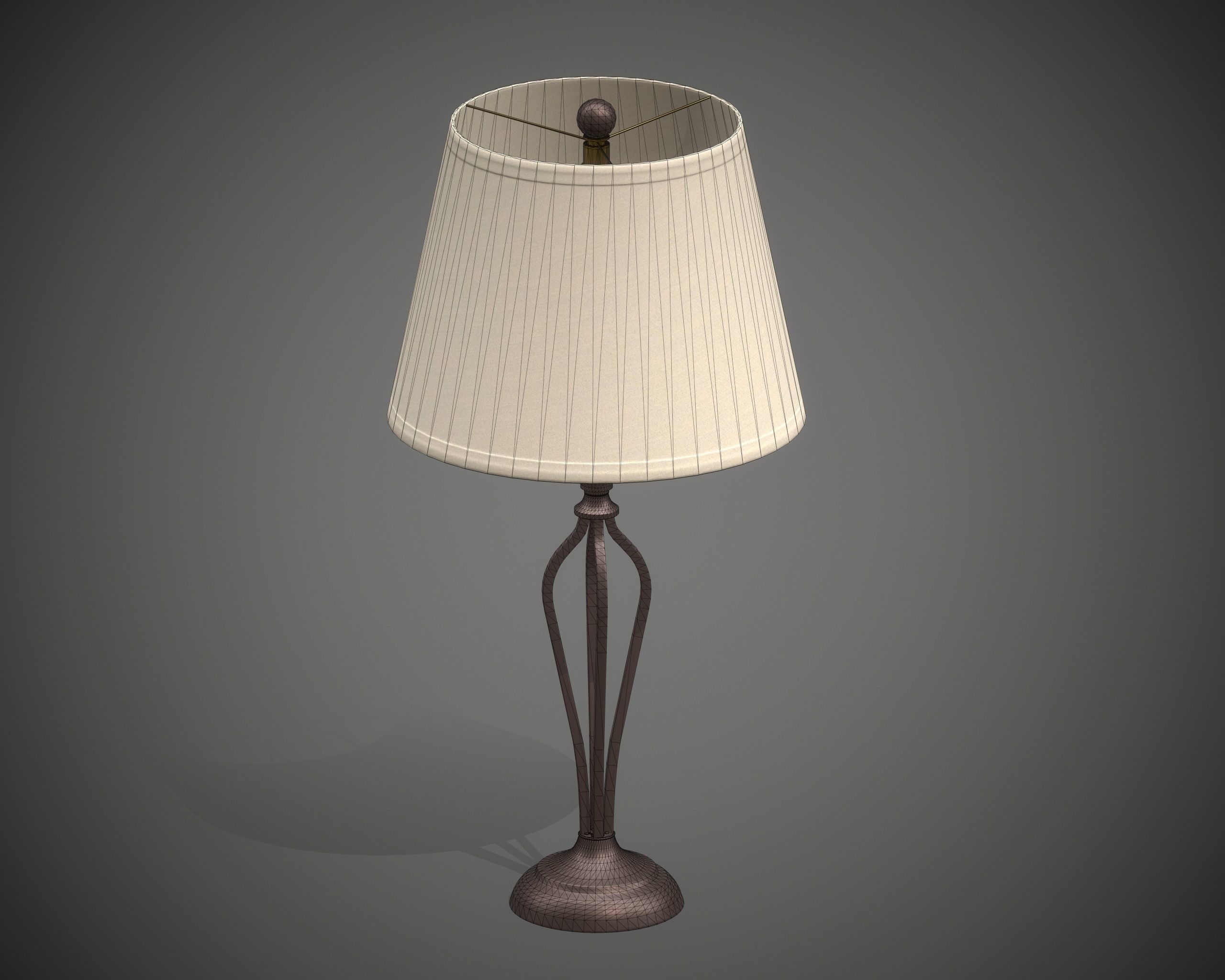 Table Lamp - PBR - USD Low-poly 3D model_17