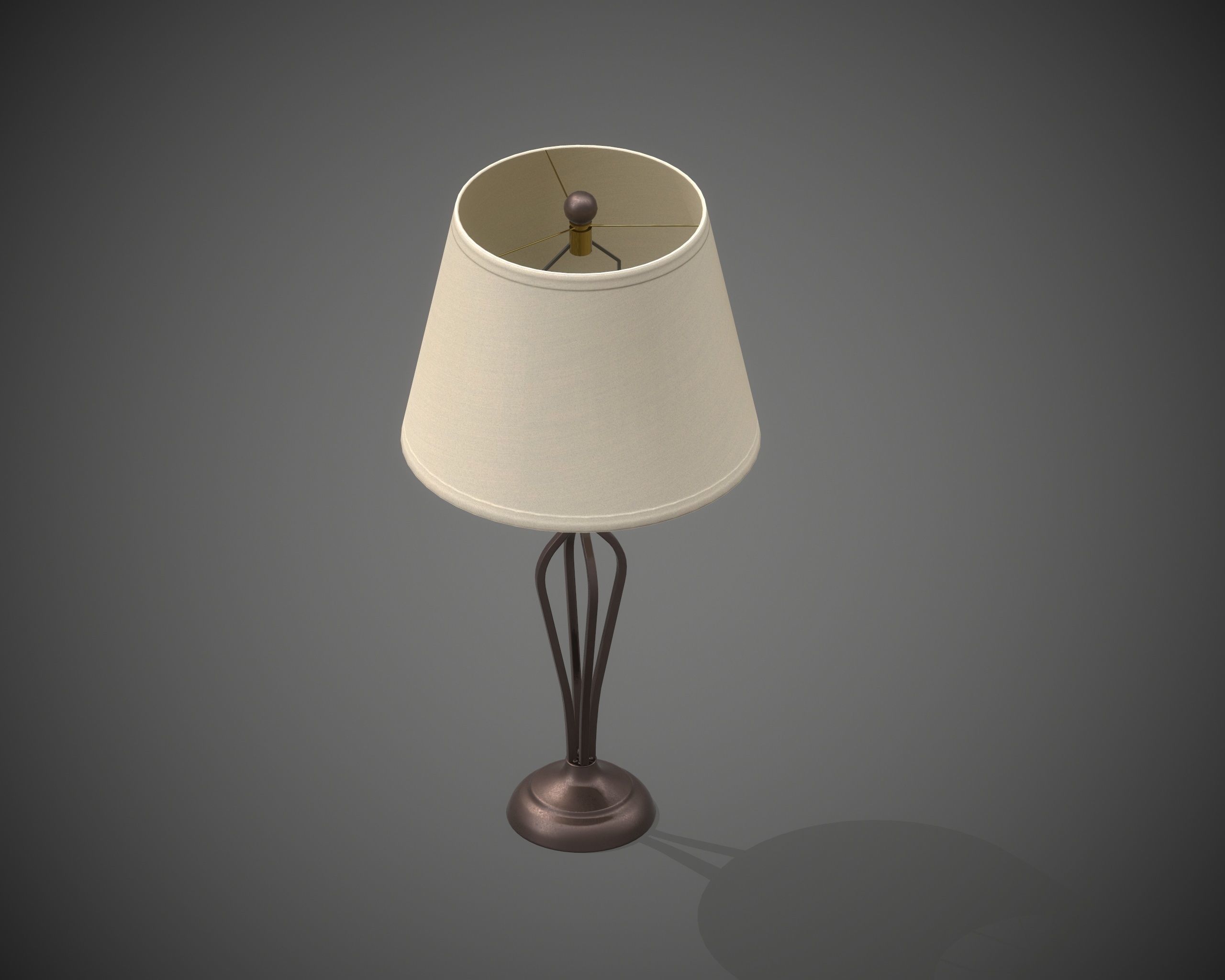 Table Lamp - PBR - USD Low-poly 3D model_9