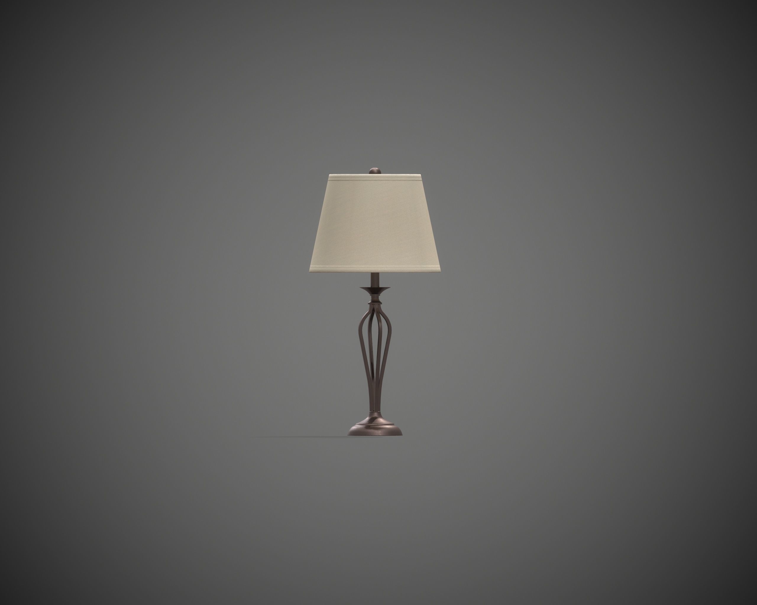 Table Lamp - PBR - USD Low-poly 3D model_7