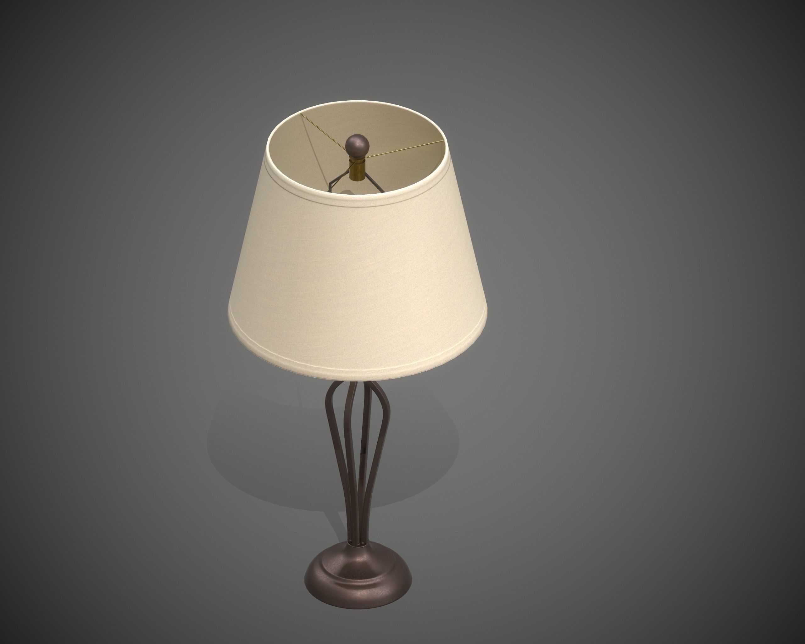 Table Lamp - PBR - USD Low-poly 3D model_14