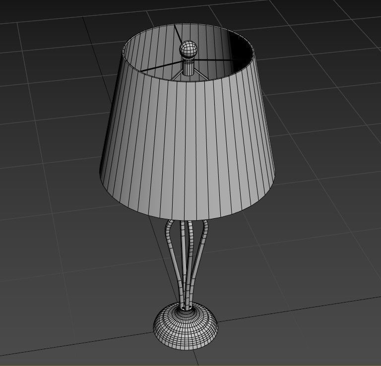 Table Lamp - PBR - USD Low-poly 3D model_6