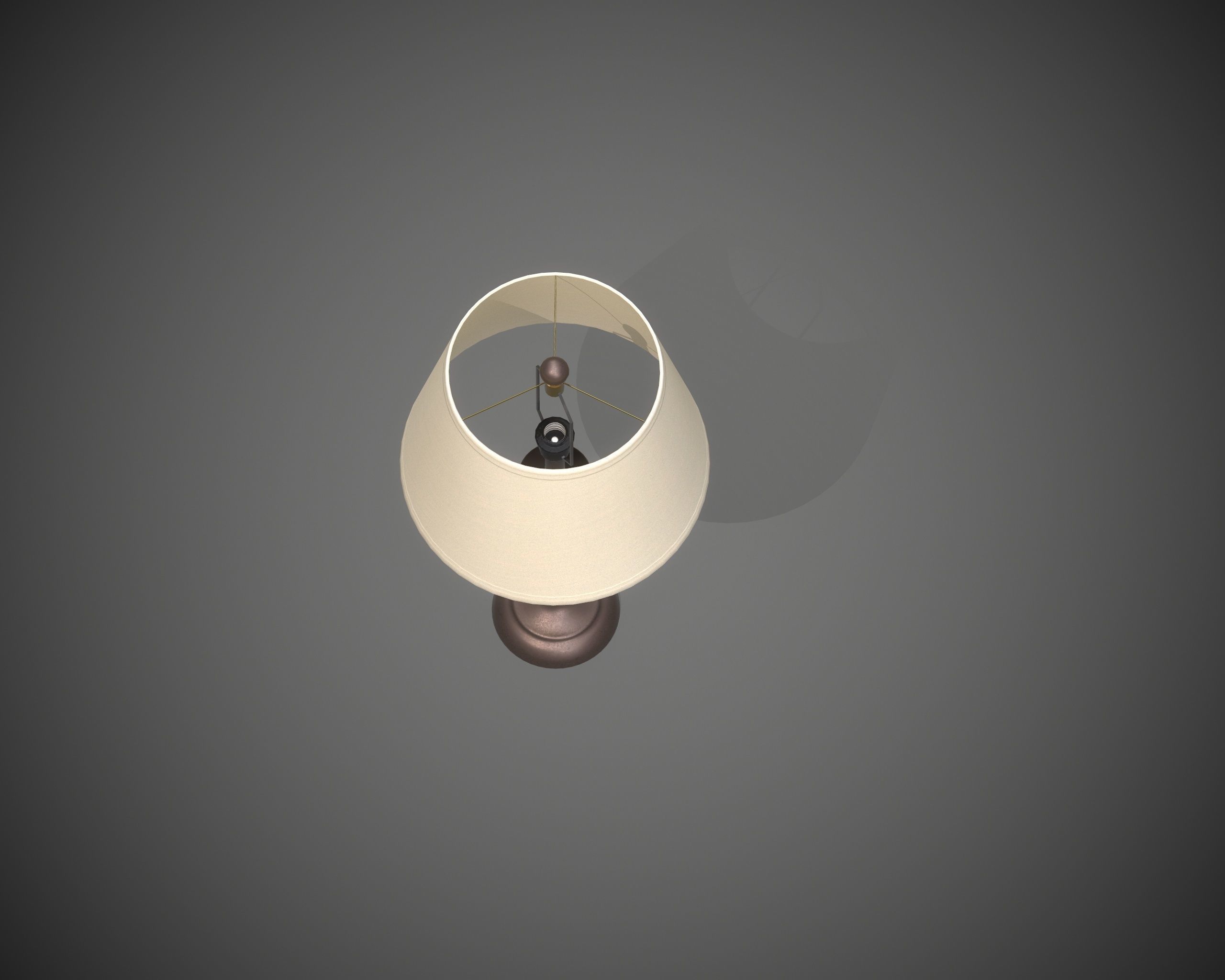 Table Lamp - PBR - USD Low-poly 3D model_4
