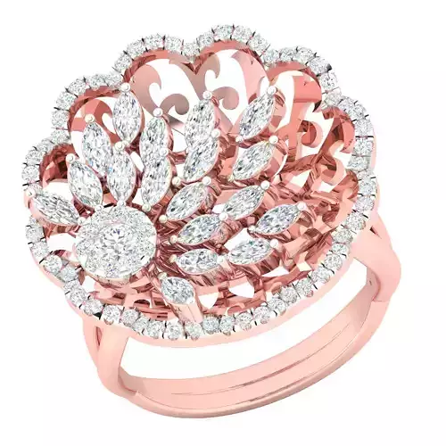 Women ring 3dm stl render detail 3D print model