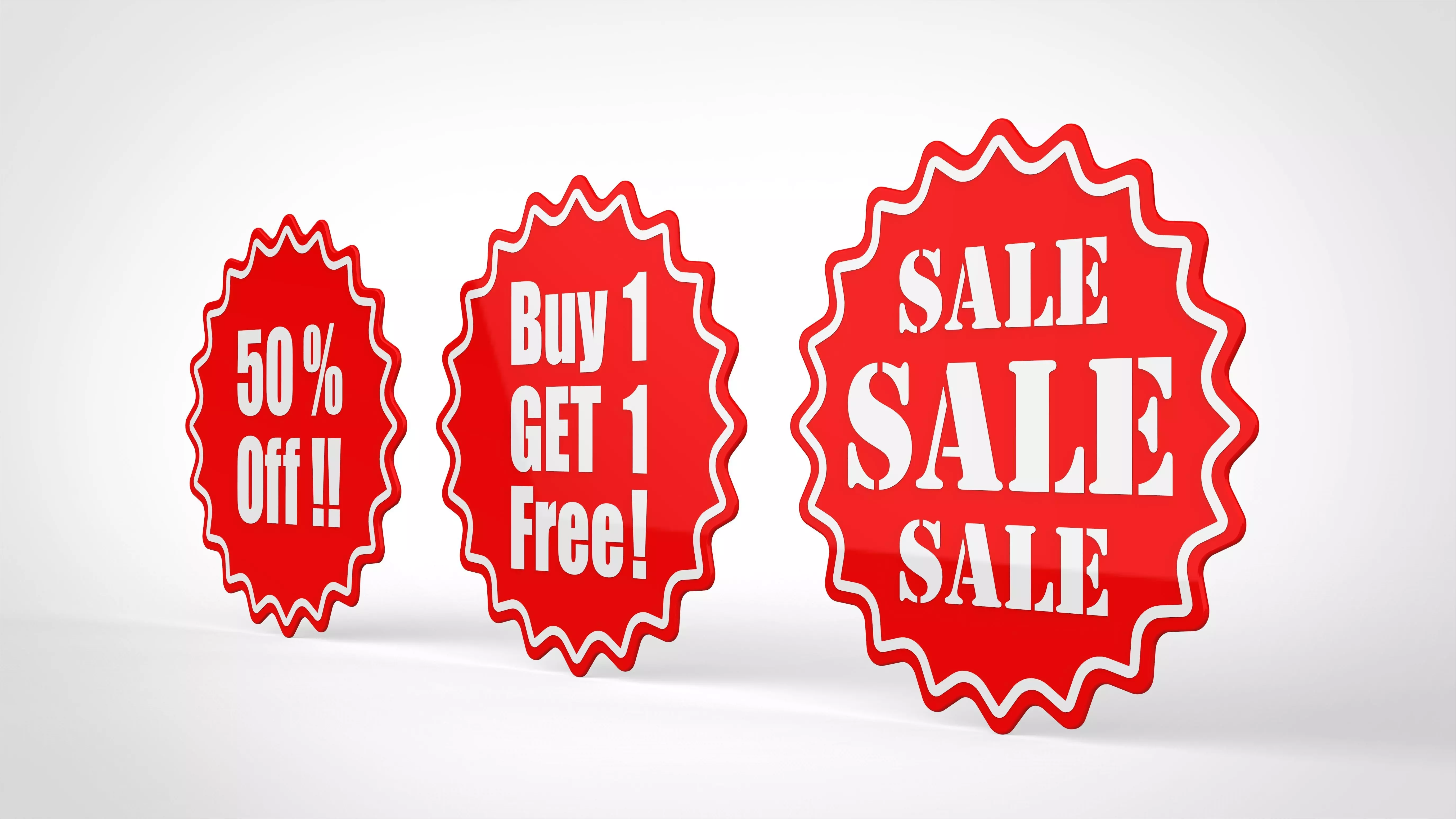 Sale tags 3D model
