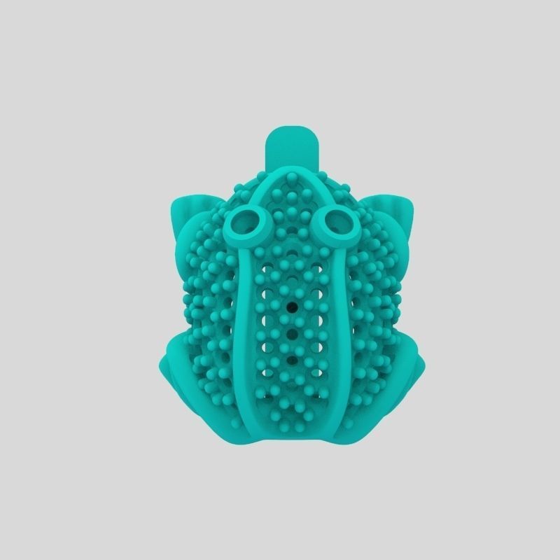 Women Earrings Frog with gems 3dm stl 3D print model 3D print model_12