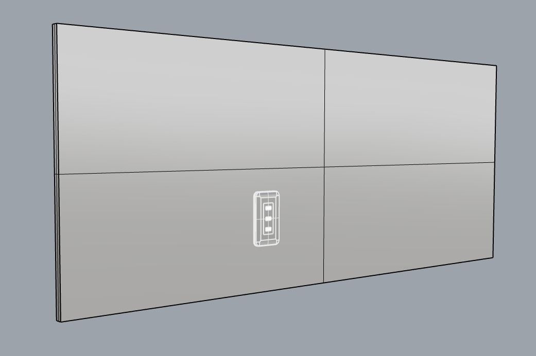 usb outlet 3D model_1